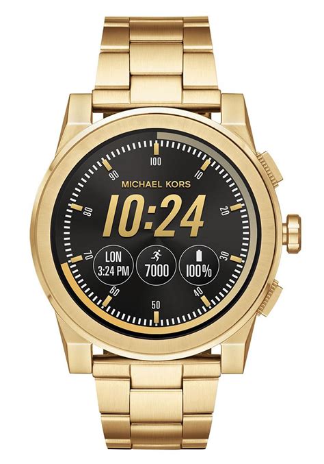 michael kors smartwatch herren gold|mk smart watch original price.